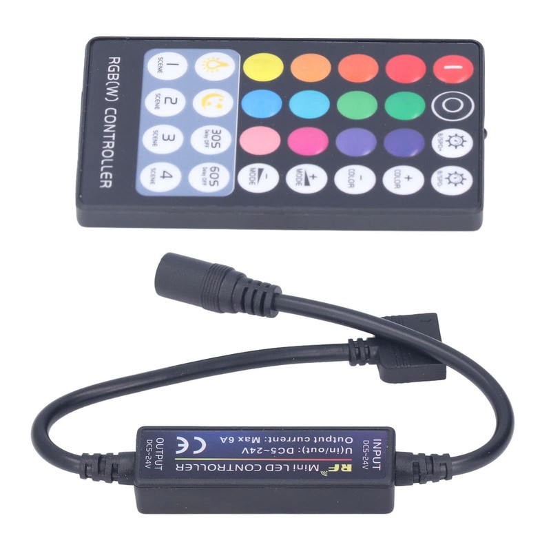 BuyWeek LED Strip Controller, Mini RF RGBW LED USB Light