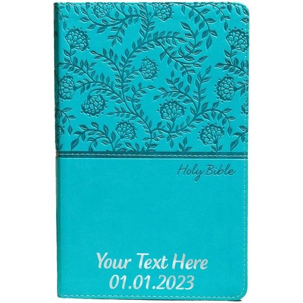 Printualist Personalized Gift Bible with Custom Name or Text, KJV,