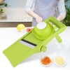 Voarge Manuelle Essen Slicer, Gemüsehobel 3 in 1 Gemüseschneider Profi