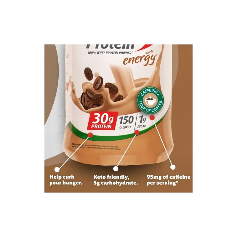 17-porcion Polvo Para Proteina Whey Shake Malteada Cafe