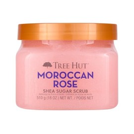 ¡Piel de seda! Exfoliante Corporal de Azúcar Tree Hut Moroccan Rose de Tree Hut - Exfoliación profunda y nutrición intensa