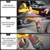 Steering Wheel Lock Anti-Theft Device, Seat Belt Lock, Anti Theft