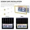 SHARE&CARE Bling License Plate Frame, Crystal License Plate Cover, Car