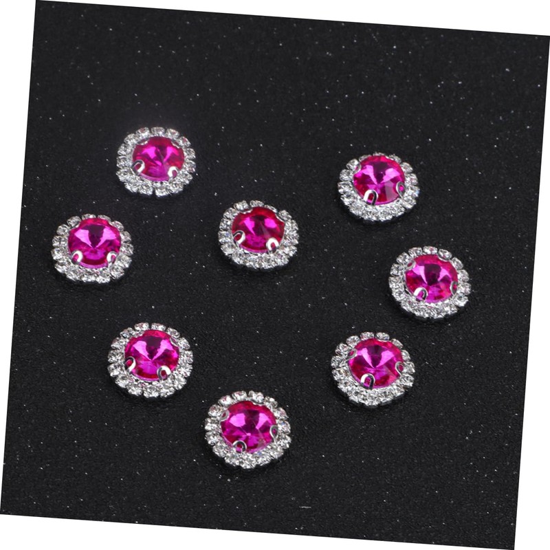 Operitacx 3sets Rhinestones Craft Crystals DIY Wedding Decorations Flatback Rhinestones