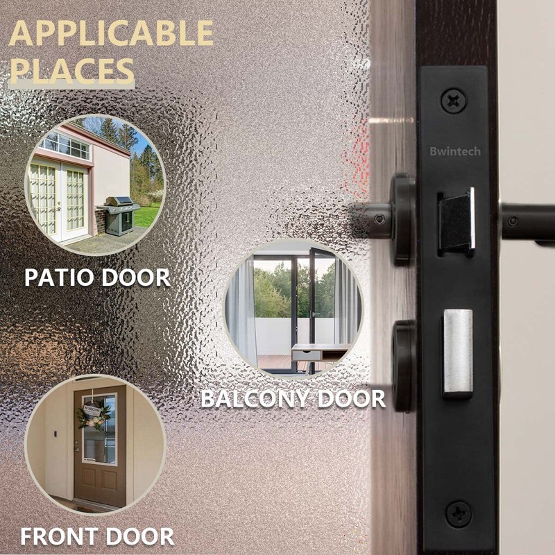 Bwintech 2 PCS 3 Lever Matt Black Mortice Sashlock 65mm