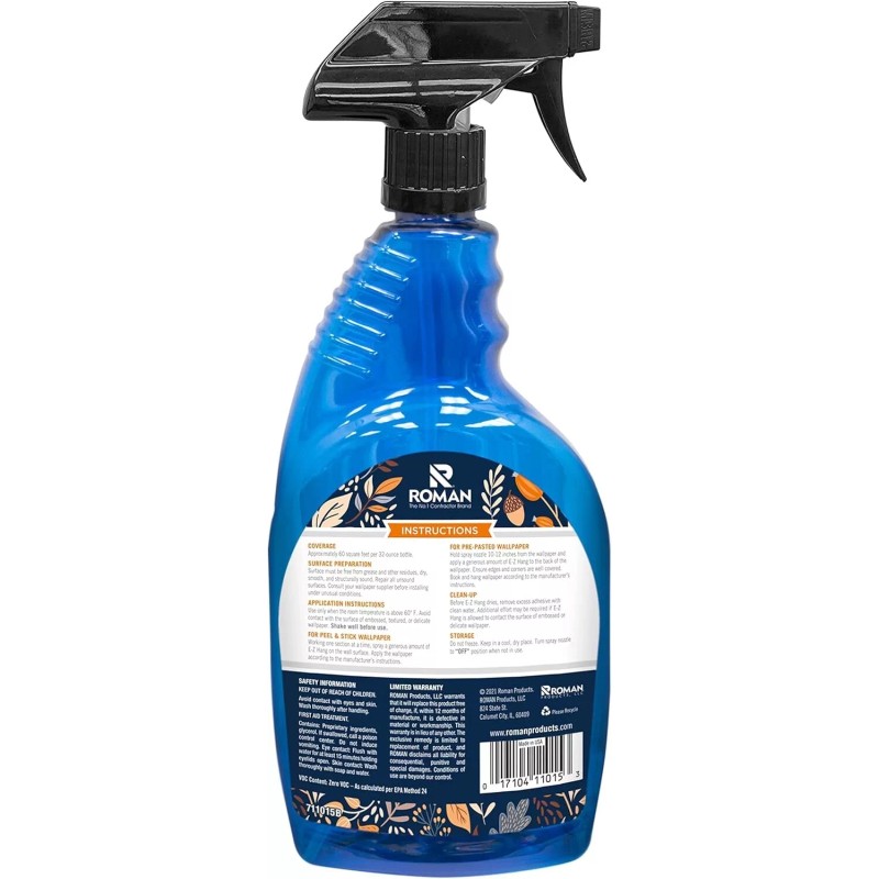 Roman E-Z Hang Peel & Stick Wallpaper Helper + Pre-Pasted