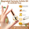 Cuticle Oil, Nail Oil Infused with Real Flowers, 15 ML