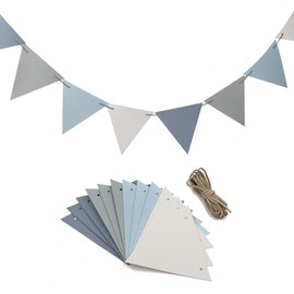 Flushbay Triangle Flag, Garland, Flag Garland, Waterproof PU Leather, For Outdoors, Birthdays, Weddings, Camping, Sports Events, Cultural Festivals, Kindergarten, Stores, Room Decoration, Photo Prop,