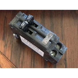 Challenger Crouse-Hinds or Challenger A250 2 Pole 50 Amp 50A Type A Breaker w/Hooks NEW NOS