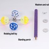Perch Toy with Rotating Balls Suit for Small and Medium