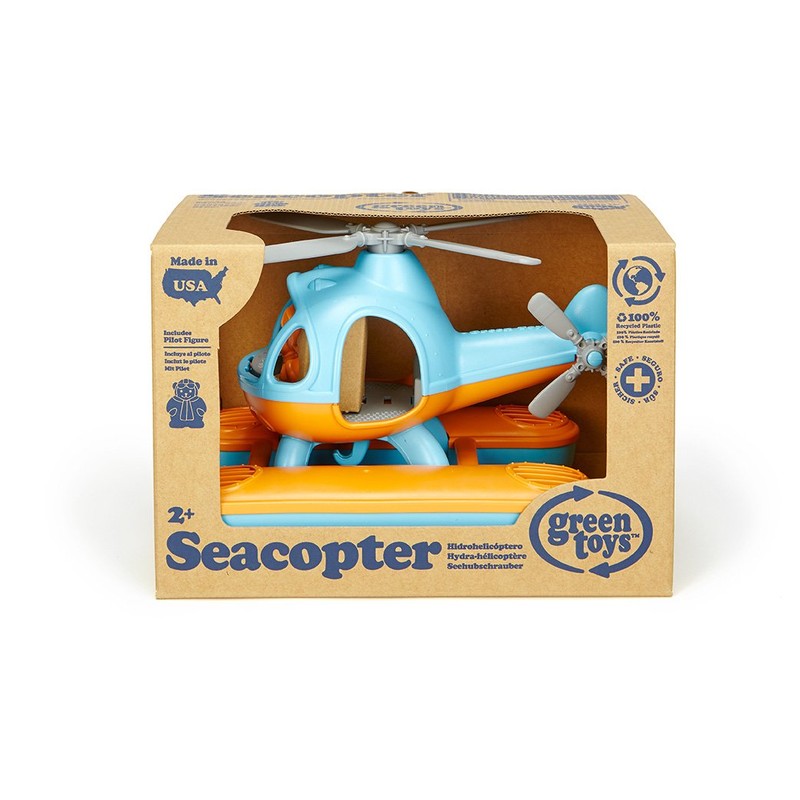 Green Toys Seacopter, Blue/Orange