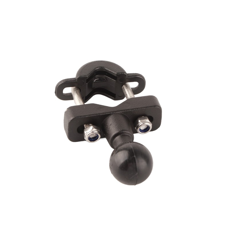 Motorcycle Handlebar Rail Ball Mount Base Kit Phone Holder Fixing