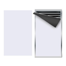 PATIKIL 12"x7.5" Magnetic Vent Cover, Floor Wall Air Registers Cover High Strength Magnetic Vent Blocker for Home RV HVAC Fireplace Furnace, White