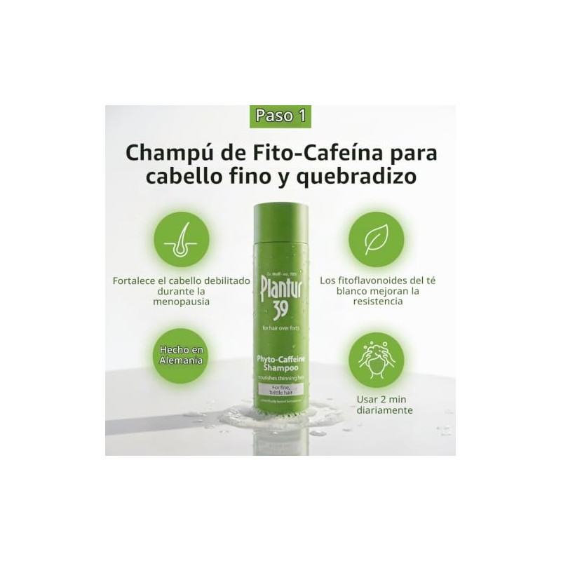 Plantur 39 Phyto Caffeine - Sistema de 3 pasos para