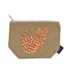 Miyuki Matsuo Mini Pouch Cat Animal Pattern Cosmetic Pouch Milo