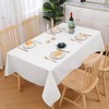 smiry Rectangular Table Cloth Wipe Clean 140x200 cm, Wipeable Water