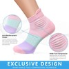 IRAMY Compression Ankle Support Socks Women Coolmax Wicking Cushioned Athletic