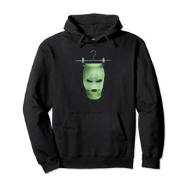 Green Balaclava | Gangster Mask | Bandit Robber Pullover Hoodie