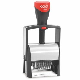 COLOP 2008 Numbering Stamp - Black Ink