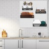 Shimeyao Pegboard Baskets Bins Set 4 Pcs Metal Pegboard Baskets