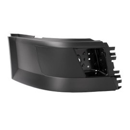 KUAFU Bumper Corner Compatible with 2004-2018 Volvo VNL 300 430 630 670 730 780 Bumper Extension Corner w/Fog Light Hole Plastic ABS Painted Matte Black Right Side