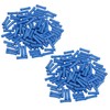Insulated Straight Butt Connectors Electrical Crimps Terminals Blue 200pc