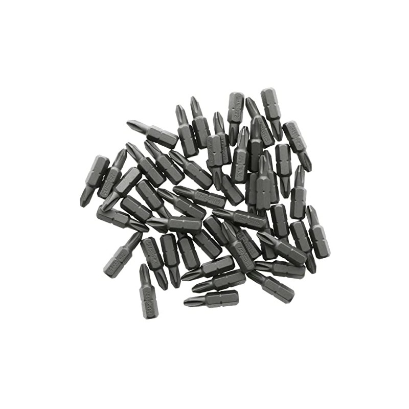 Grabber #2 Reduced Phillips Drywall Screw Driver Bit Tips (50-Pack)