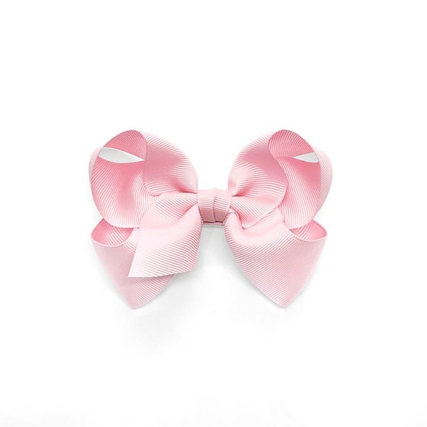 Bownita Girl's' Classic Handmade Grosgrain Hair Bow, Snag-free, No-Slip, Medium