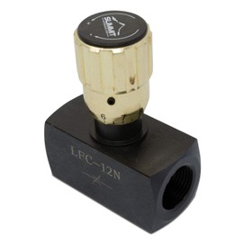 Summit Hydraulics LFC-12N 3/4" NPT Needle Valve, Carbon Steel Body, Black Oxide Finish, 46 GPM, 5000 PSI