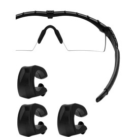 HILEEN Replacement Clip Rubber Kits for Oakley Si M Frame 2.0 | Si M Frame 3.0 OO9146 | Si Ballistic M Frame 2.0 | Industrial M Frame 2.0 | M Frame 2.0 Strike Sunglasses 3 Pieces