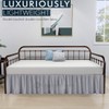 Daybed Skirt with Split Corners Twin - Daybed Dust Ruffle