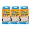 Scrub daddy modelo Eraser Daddy Fibra+Borrador 3 Paquetes de 2 Esponjas c/u