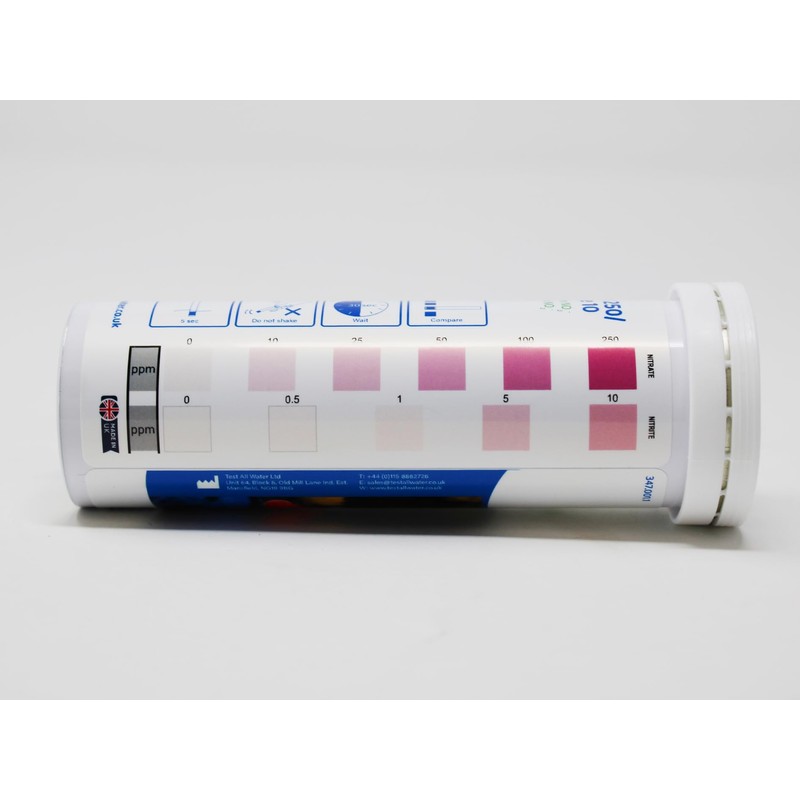 TEST ALL WATER - Nitrate/Nitrite Aquarium Test Strips | 50