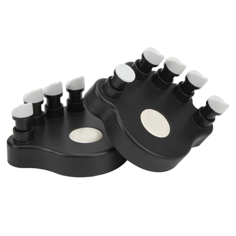 2PCS Piano Finger Exerciser Silicone Hand Grip Trainer Ergonomic Tension