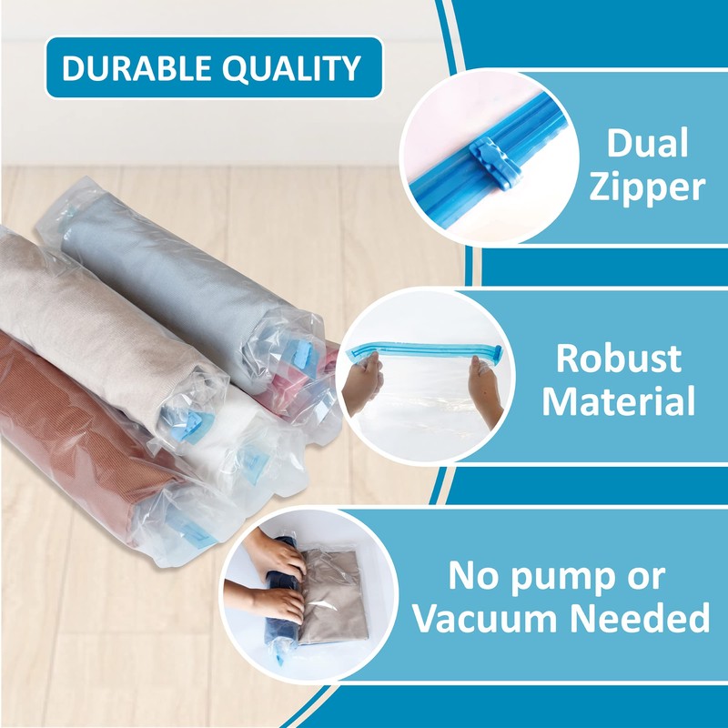 Compression Bags for Travel - Travel Essentials - 24 Pack
