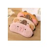 Ribnine 극세사 냉찜질 암막 아이마스크 카피바라 수면안대 베이지/핑크/브라운,택1 Microfiber Cold
