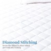 Acrali Home Quilted Small Single Mattress Protector, UltraSoft 3-Layer Design
