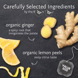 steeppss by Bigelowwss Lemon Ginger Herbal Tea 60 ct. w/A Storage Bag