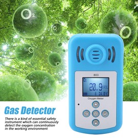 Detector de Oxígeno, Probador de Gas O2 Portátil Medidor de Gas de Oxígeno, 0~25% VOL Probador de Medición de Concentración de O2 con Alarma, Pantalla Digital Detector de Fugas de Gas de Oxígeno