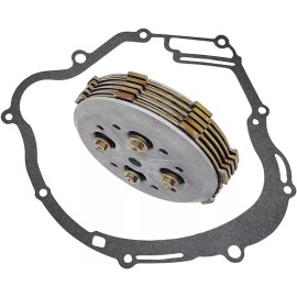 JINFANNIBI Clutch Hub Outer Pressure Plate Kit & Gasket for Yamaha TTR125L TTR125E TTR125LE