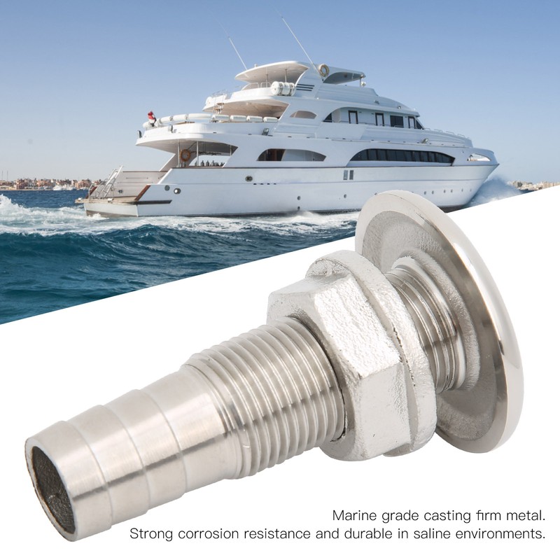 Outdoor Stainless Steel Water Outlet Port Boat Body Bottom Yacht