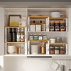 Adjustable Storage Shelves for Kitchen Cabinet Organization - Set of