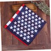 SHERCHPRY 15pcs Men's Turban Men Bandana USA Flag America Flag