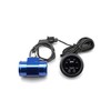 ZHSYMX Universal 52mm Water Temperature Gauge 100-300F(38-150C) Electronic Blue Digital