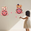 2PCS Valentine's Day Dart Board Sticky Balls Games for Kids
