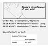 5819L Orthosis Wrist Modabber Perforated Neoprene Standard Left Blk Part#
