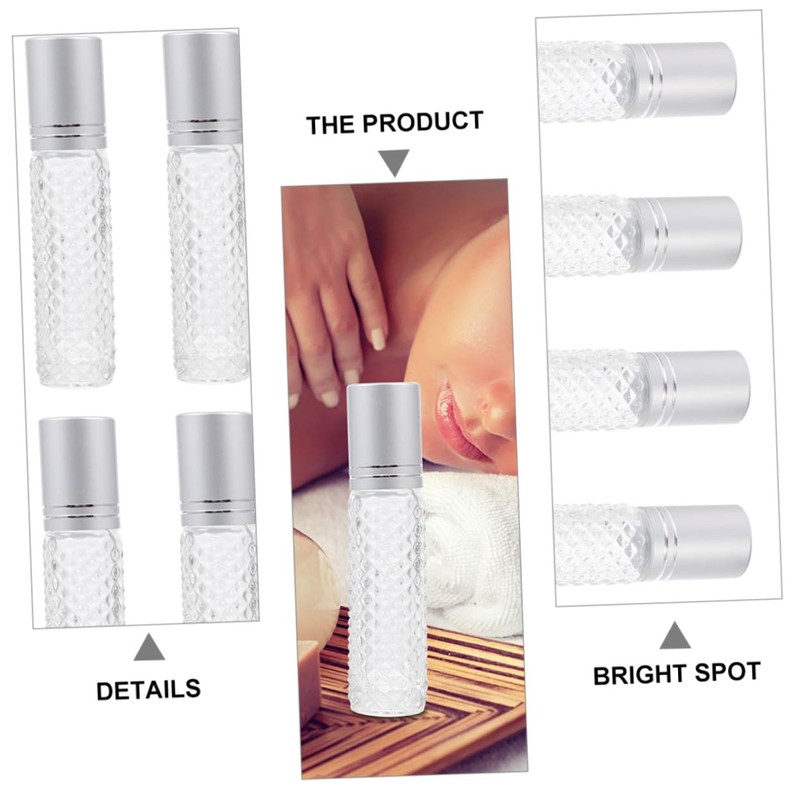 LALAFINA Hair Oil Bottle 12pcs Essential Oil Dispenser Bottles 10ml