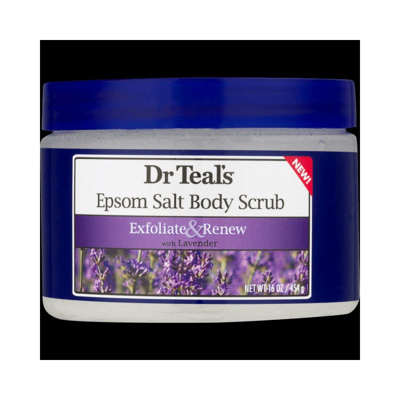 Exfoliante corporal Dr. Teal's con lavanda 454 g