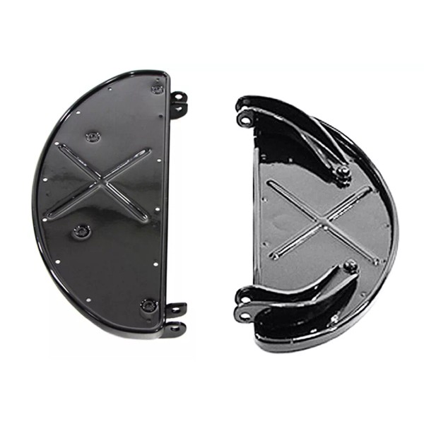 AAOK Gloss Black FOOTBOARDS 1940 - 1964 Harley 45 Servi-Car