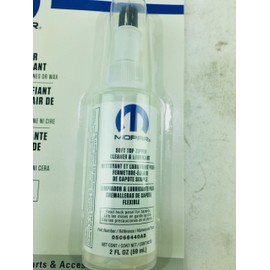 Mopar Jeep Wrangler Soft TOP Zipper Cleaner LUBE OEM
